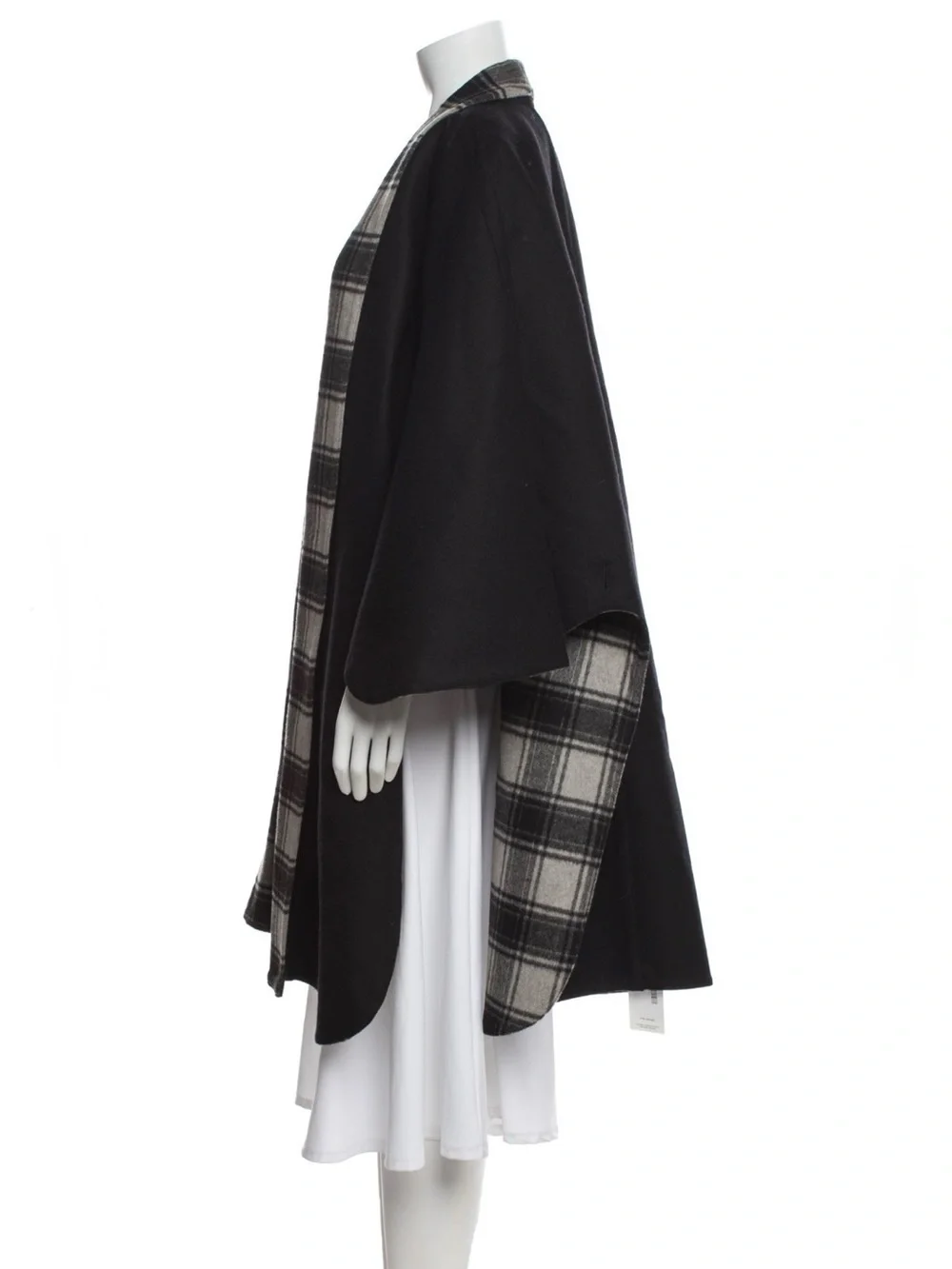 Adam Lippes wool plaid coat